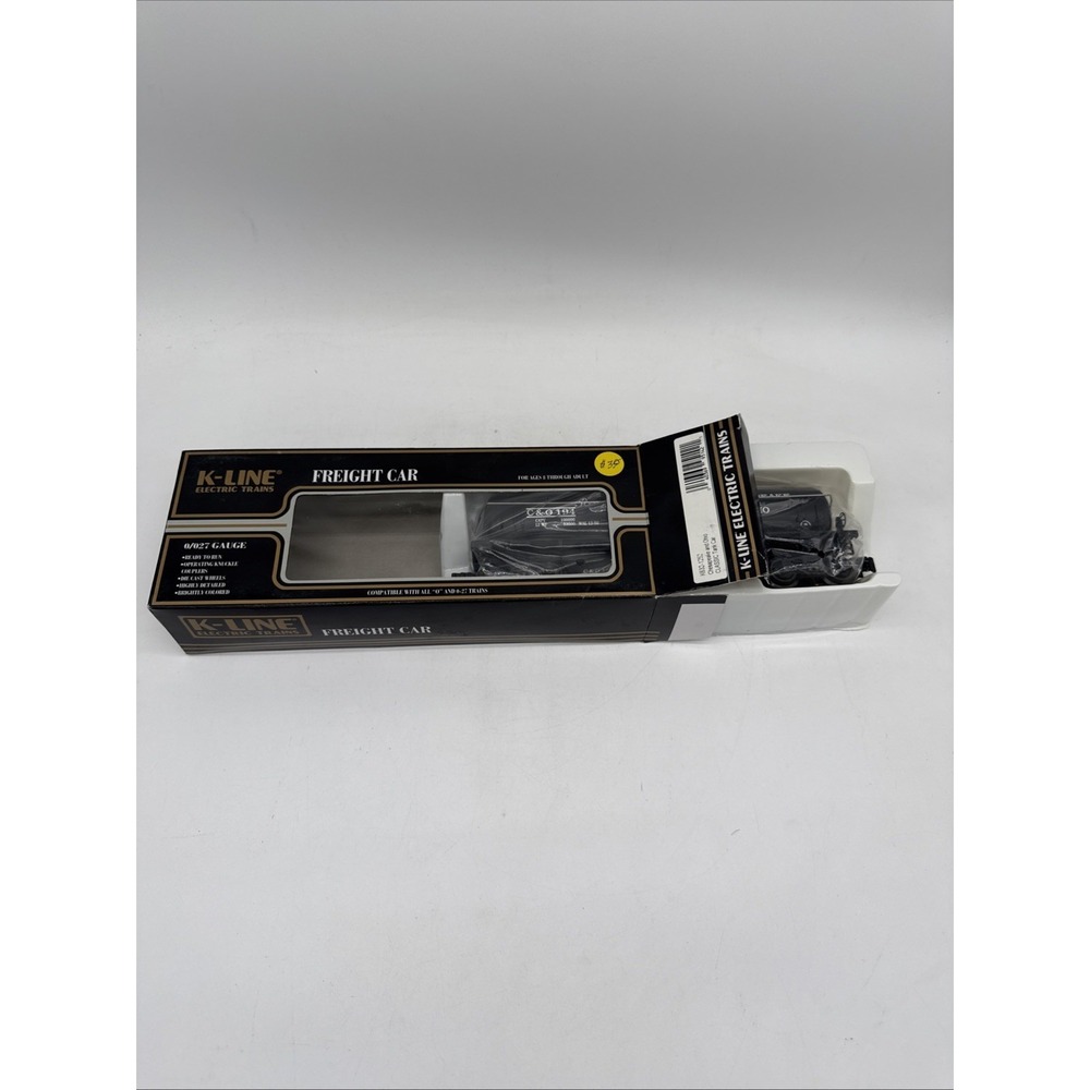 K-Line Chesapeake & Ohio Classic Tank Car 0/027 Gauge K632-1252